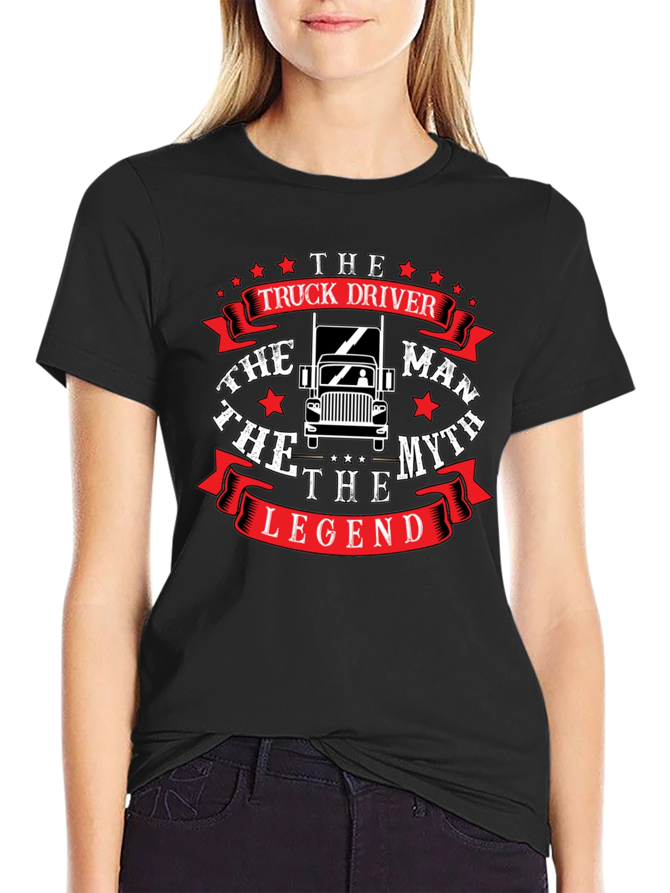 Truck Driver Legend T-Shirt Gift for Men
