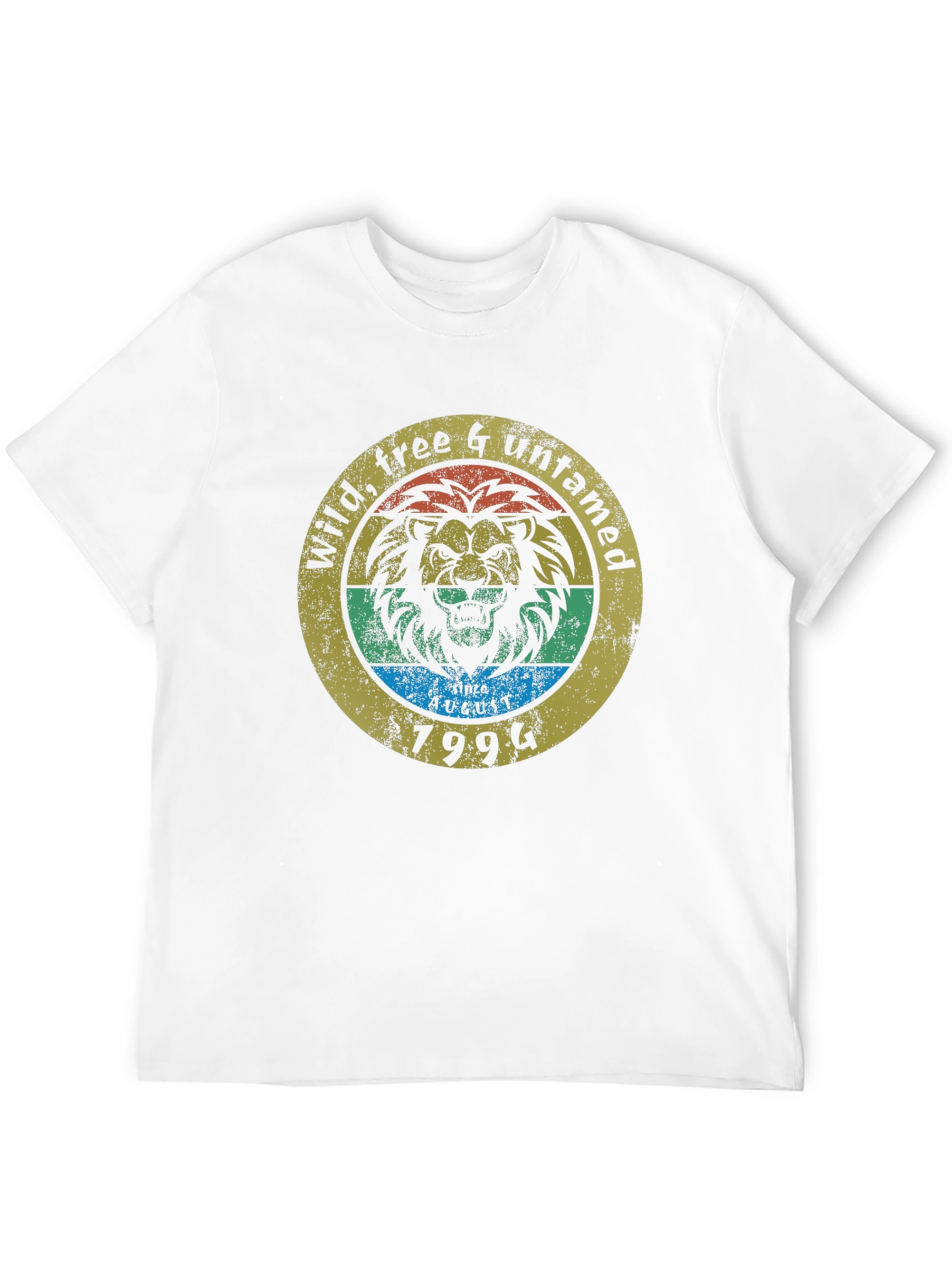 Wild Free & Untamed Lion Graphic Tee