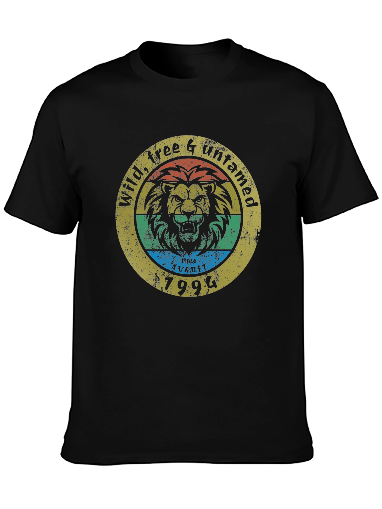 Wild Free & Untamed Lion Graphic Tee