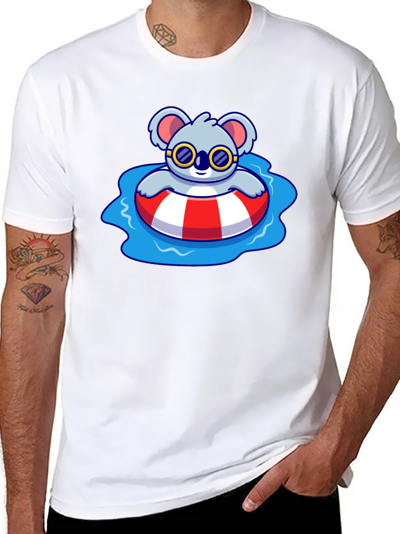 Cool Koala Pool Party T-Shirt