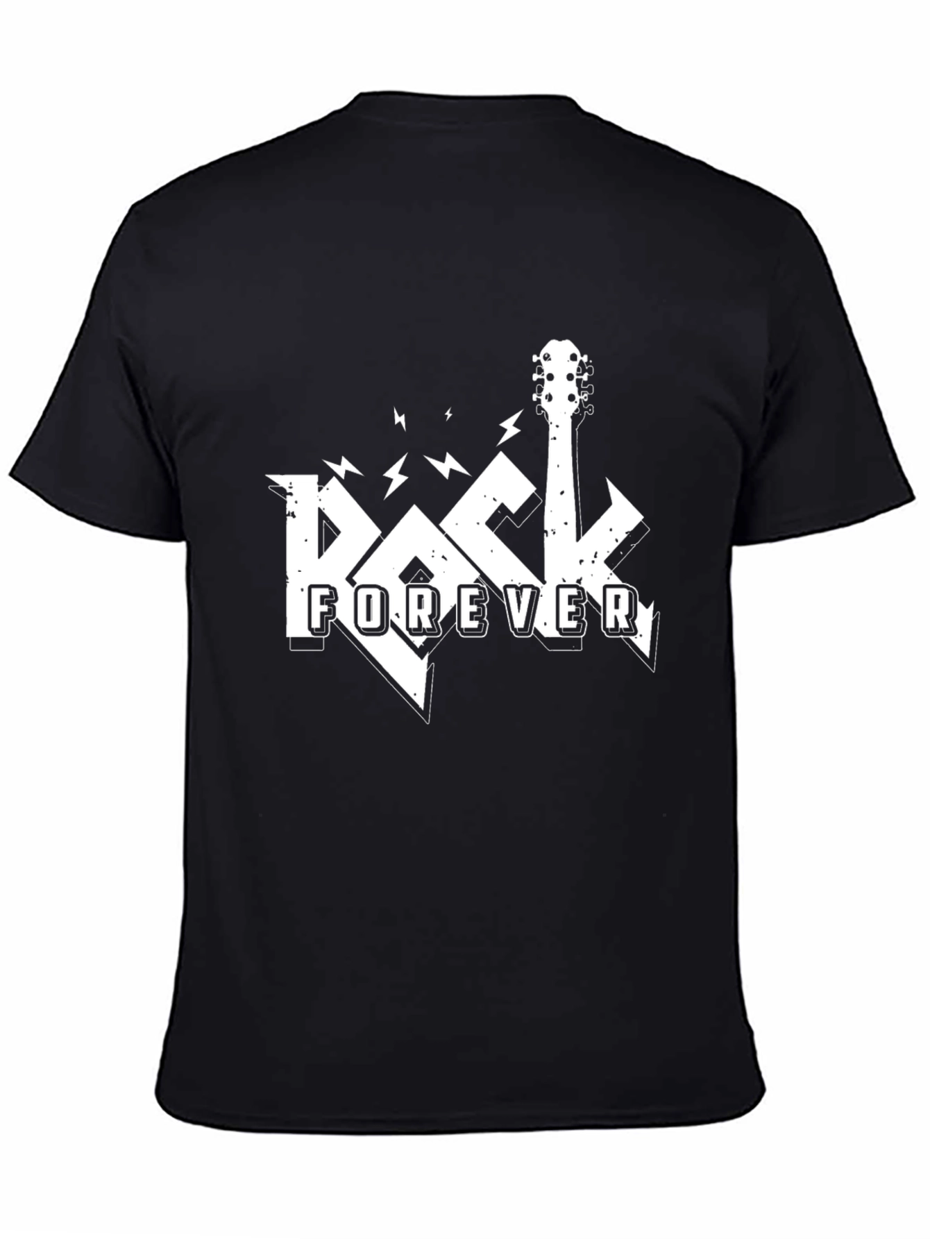 Rock Forever Graphic Tee - Black