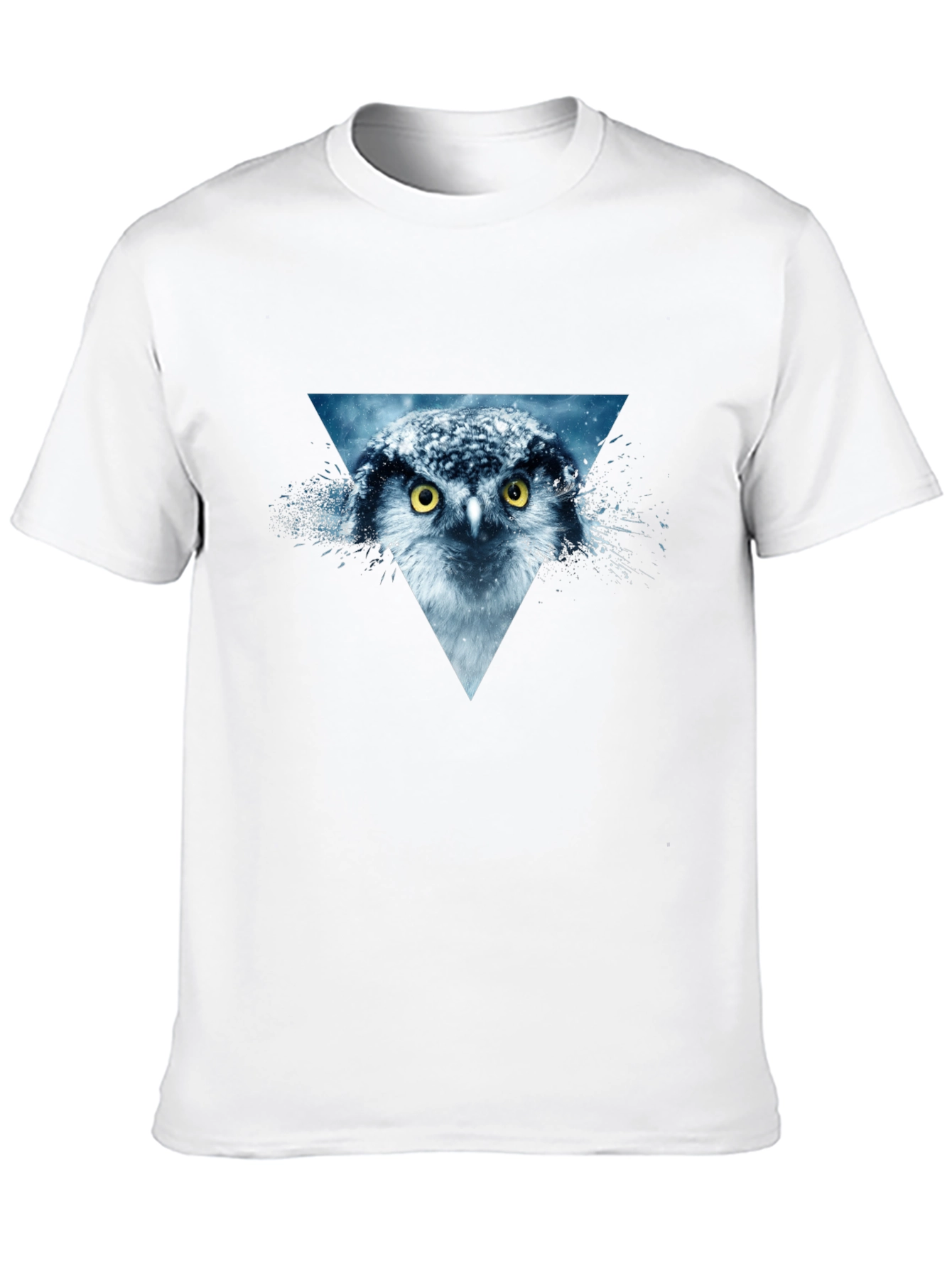 Owl Graphic T-Shirt - Black