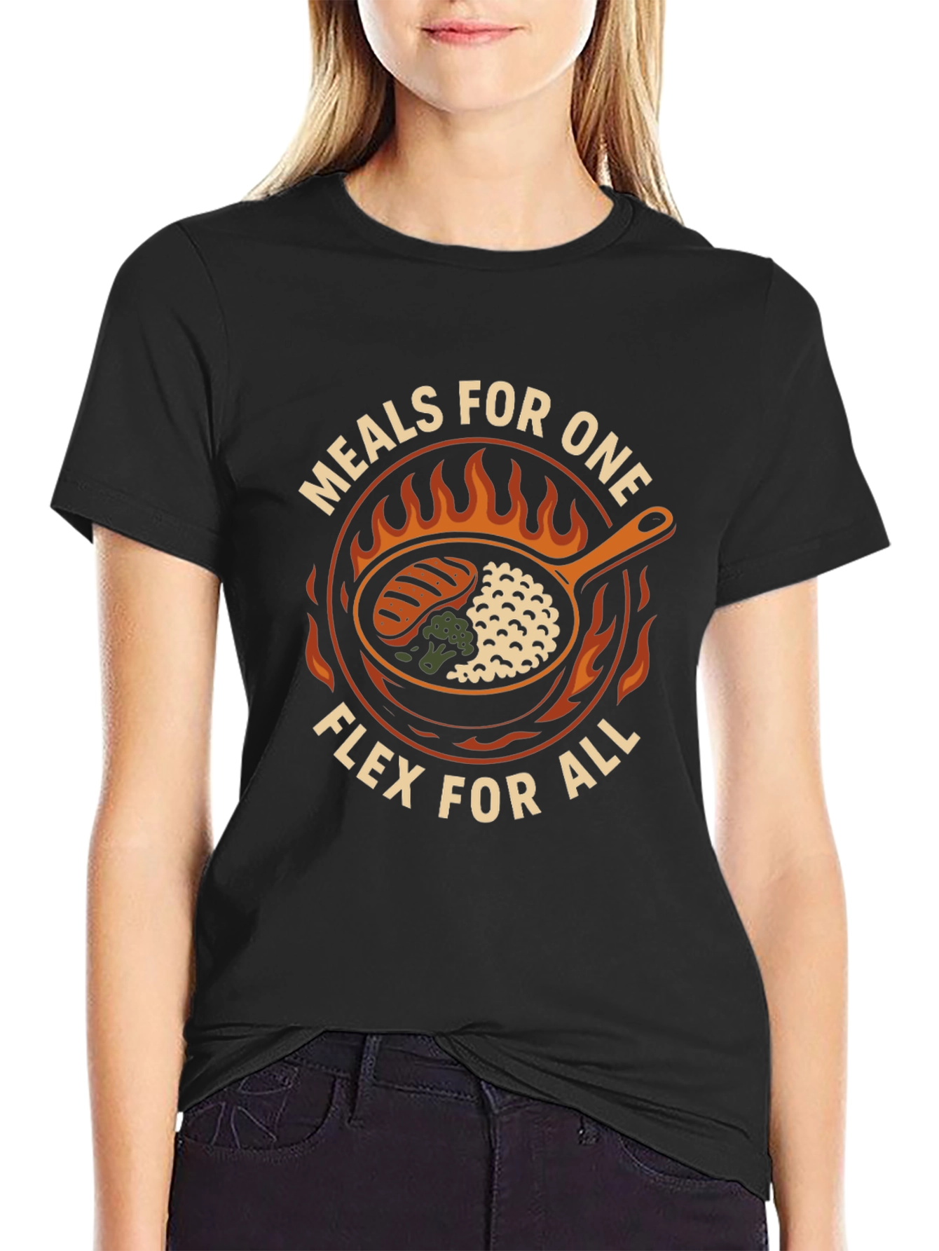 Meals For One Flex For All T-Shirt