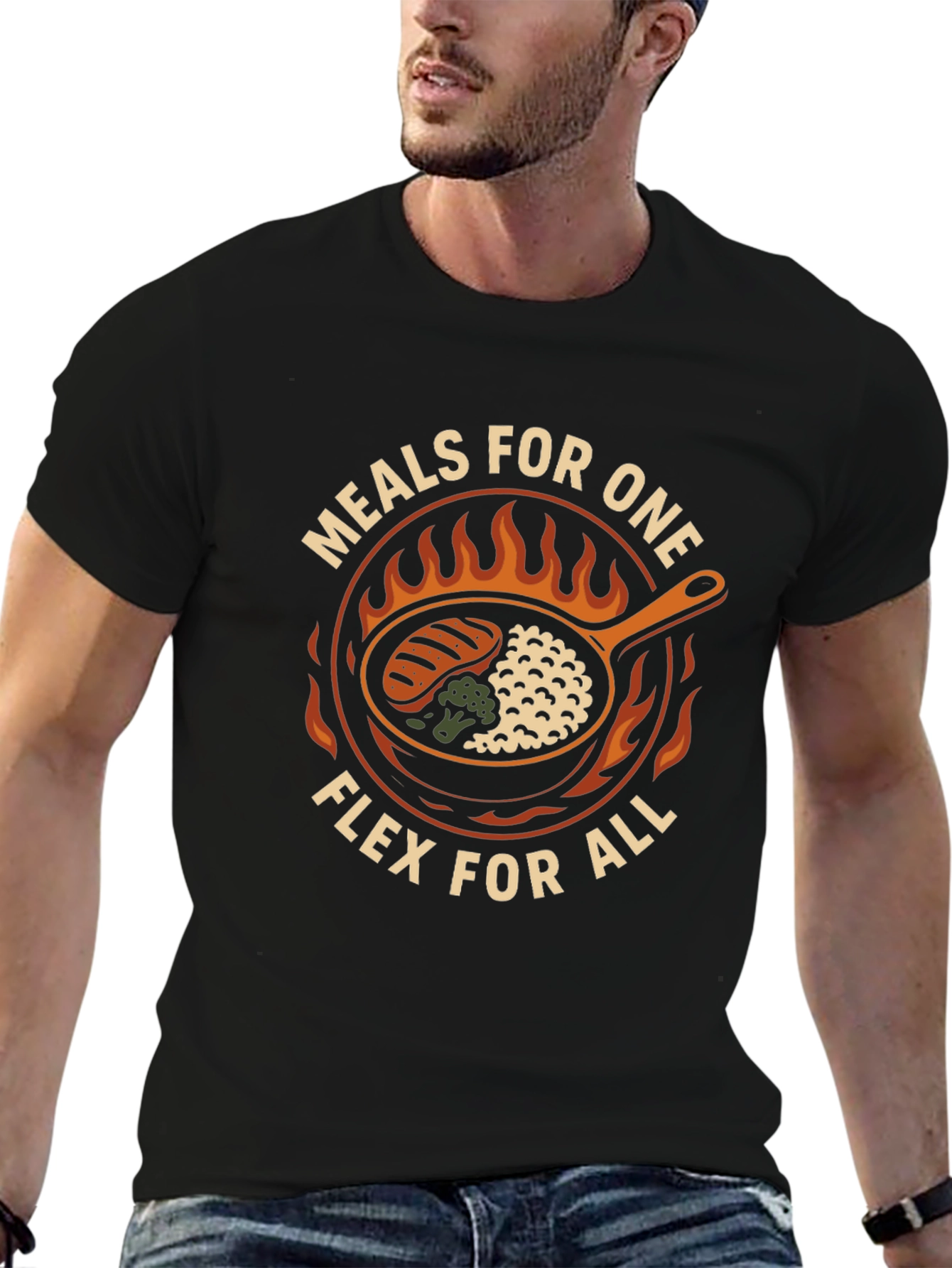 Meals For One Flex For All T-Shirt