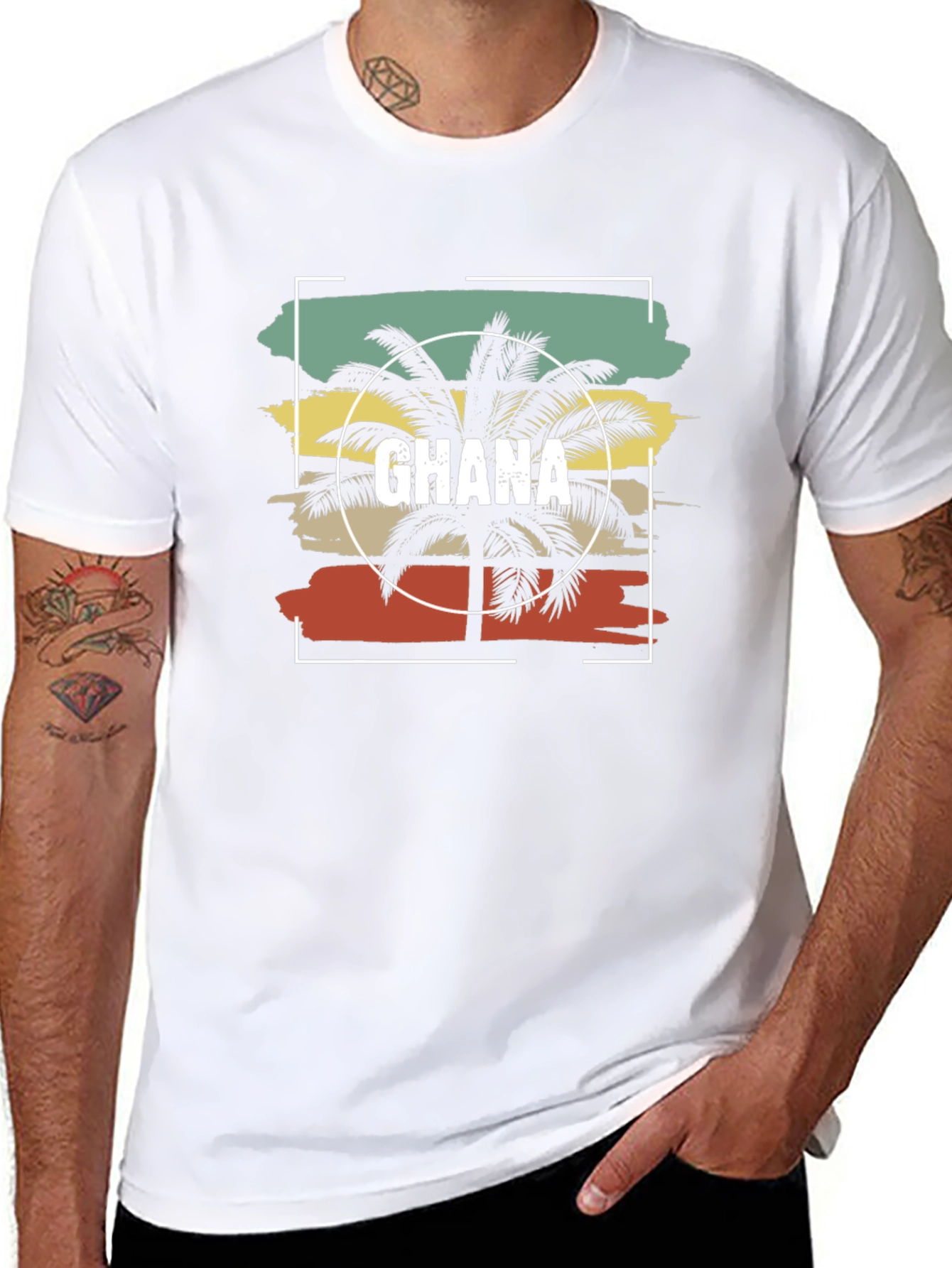 Ghana Palm Tee - Black