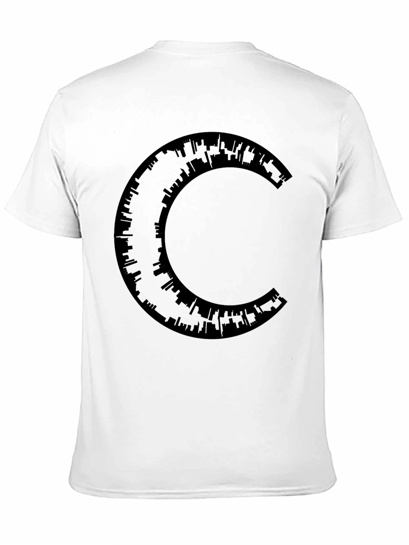 Skyline C Graphic Black T-Shirt