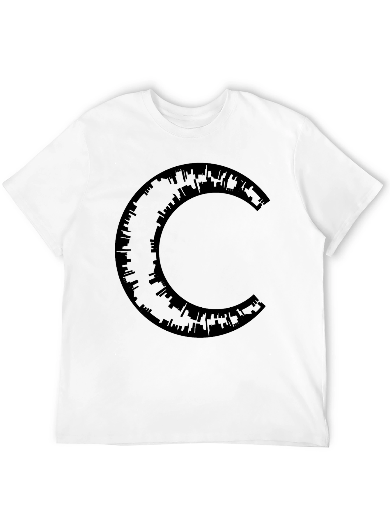 Skyline C Graphic Black T-Shirt