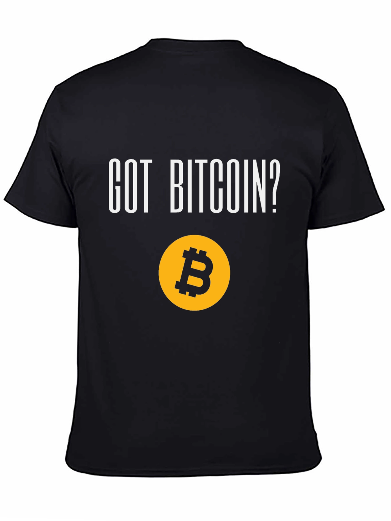 Got Bitcoin? Black Graphic Tee