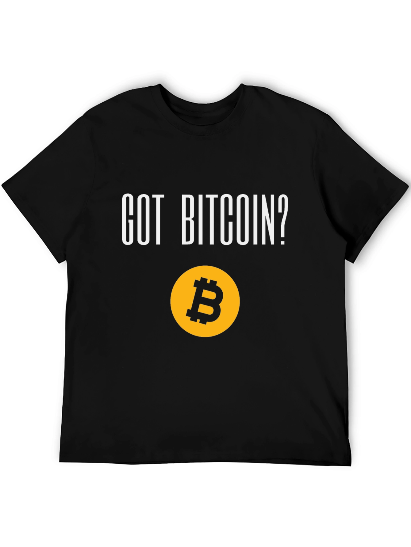 Got Bitcoin? Black Graphic Tee