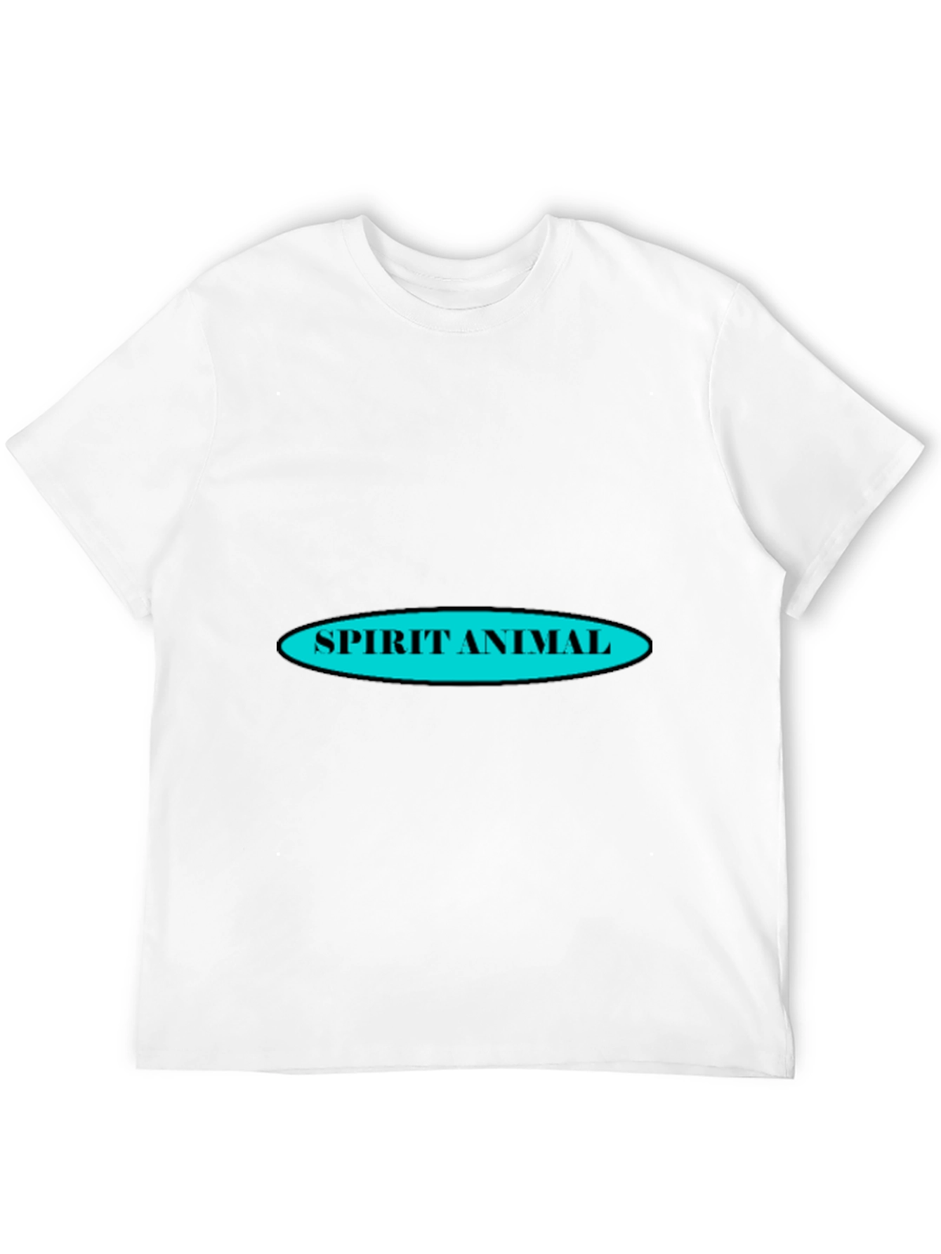 Spirit Animal Graphic Tee - Black Casual T-Shirt