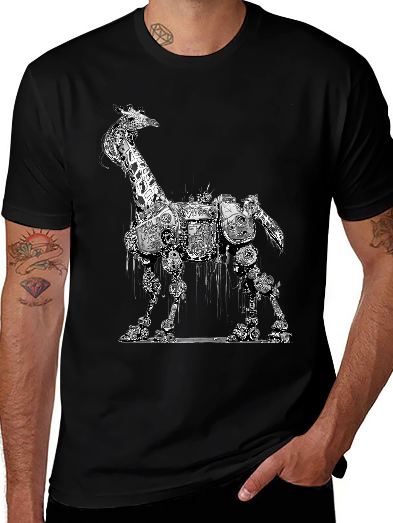 Steampunk Giraffe T-Shirt