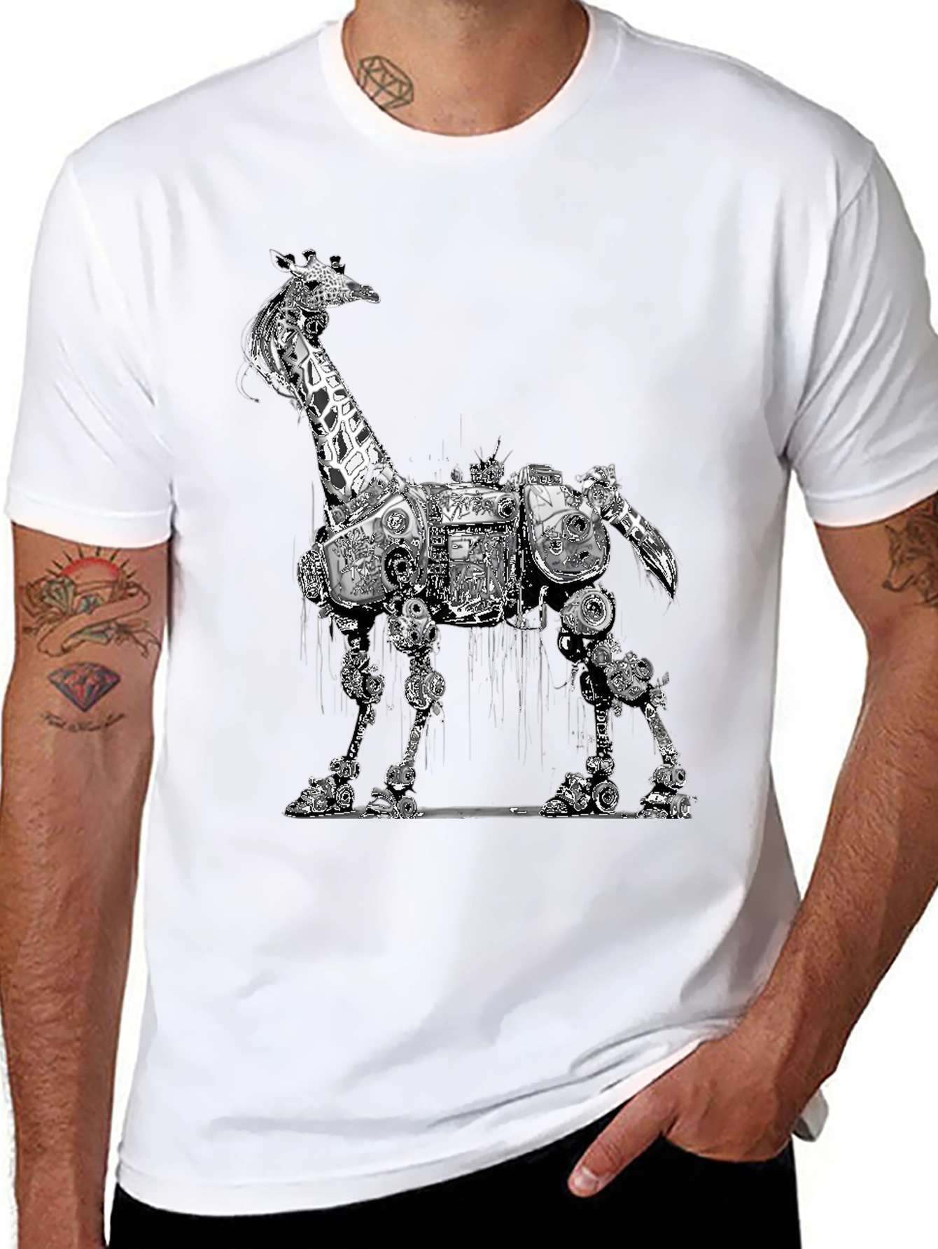 Steampunk Giraffe T-Shirt