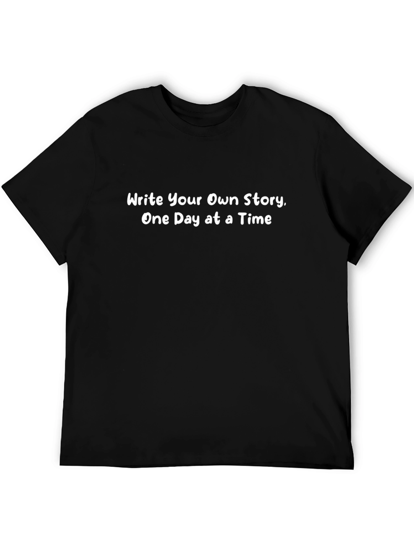 Write Your Own Story Graphic Tee - Black