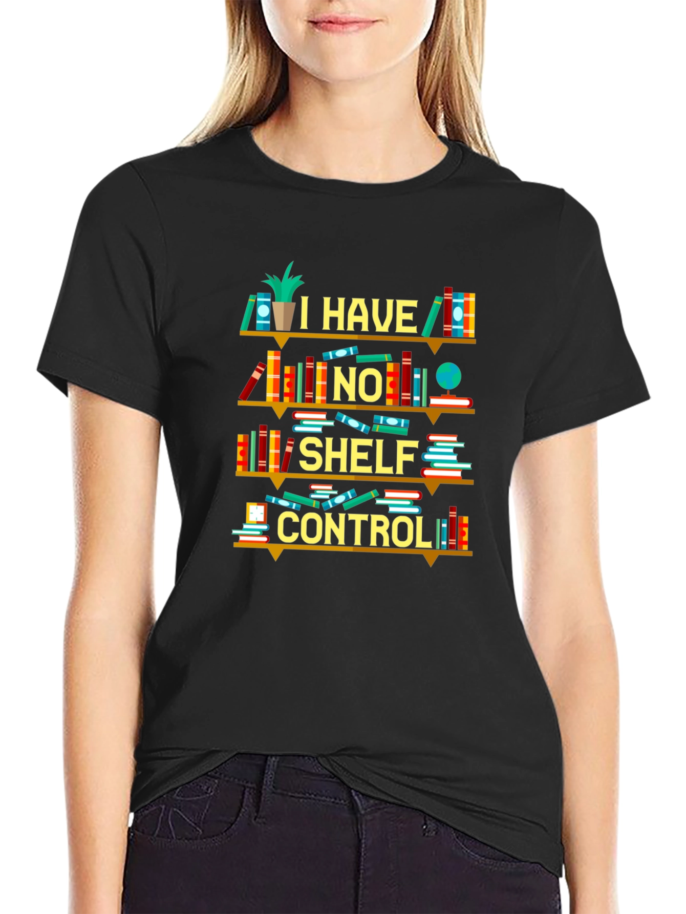 Book Lover T-Shirt - I Have No Shelf Control
