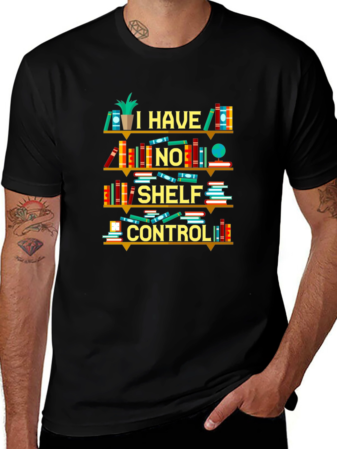 Book Lover T-Shirt - I Have No Shelf Control