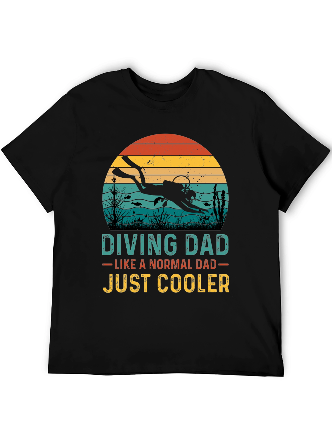 Diving Dad Graphic T-Shirt - Just Cooler
