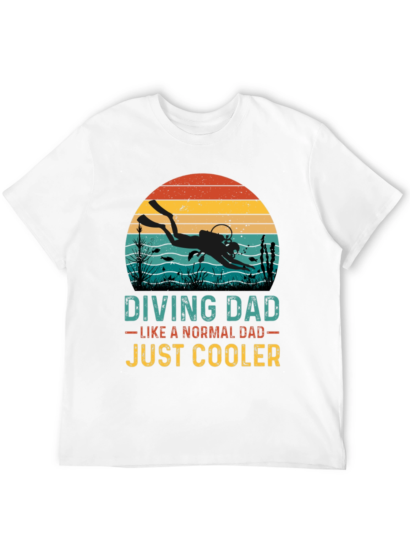 Diving Dad Graphic T-Shirt - Just Cooler