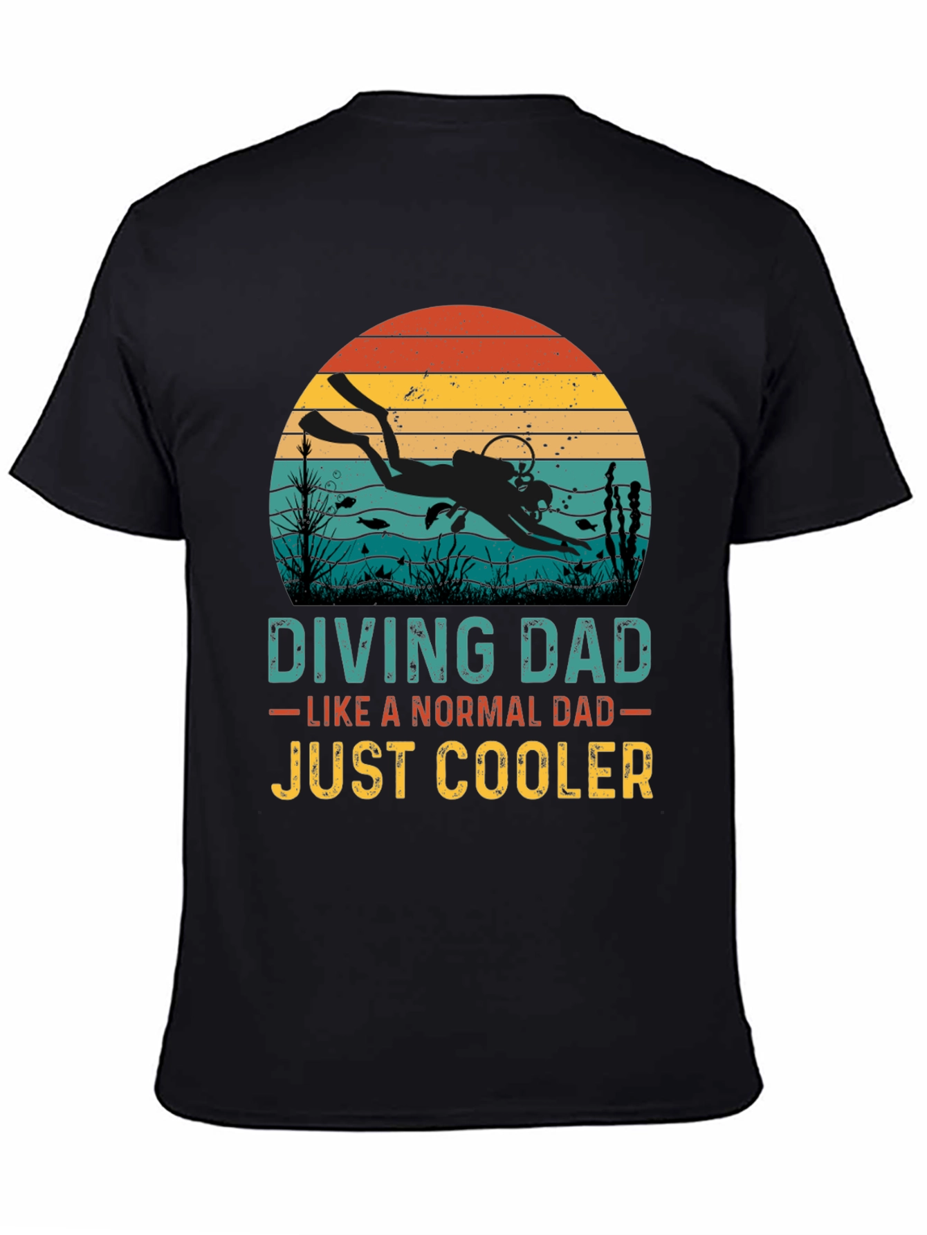 Diving Dad Graphic T-Shirt - Just Cooler
