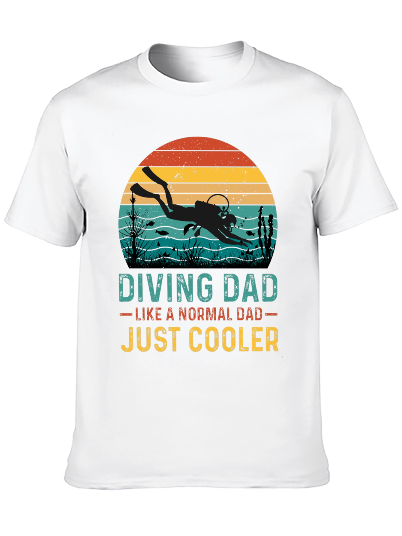 Diving Dad Graphic T-Shirt - Just Cooler