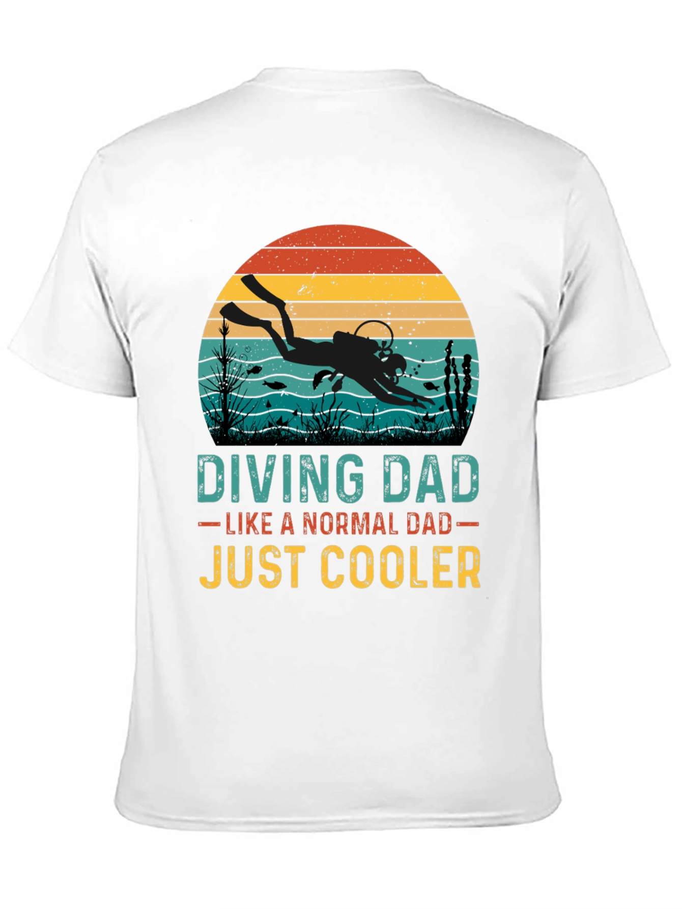 Diving Dad Graphic T-Shirt - Just Cooler