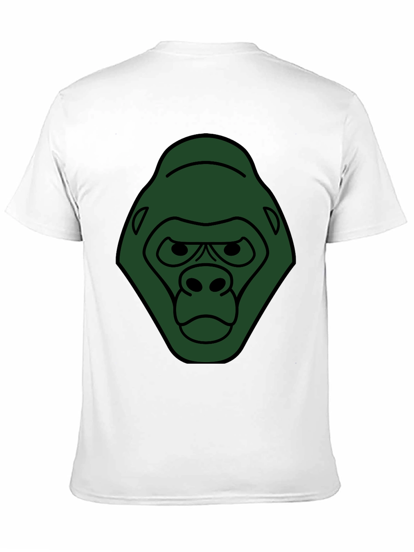 Gorilla Graphic Black T-Shirt - Unique Animal Tee