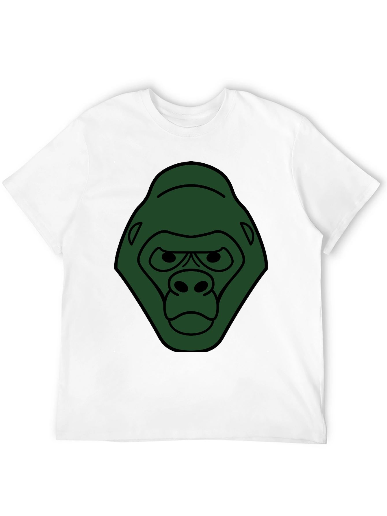 Gorilla Graphic Black T-Shirt - Unique Animal Tee