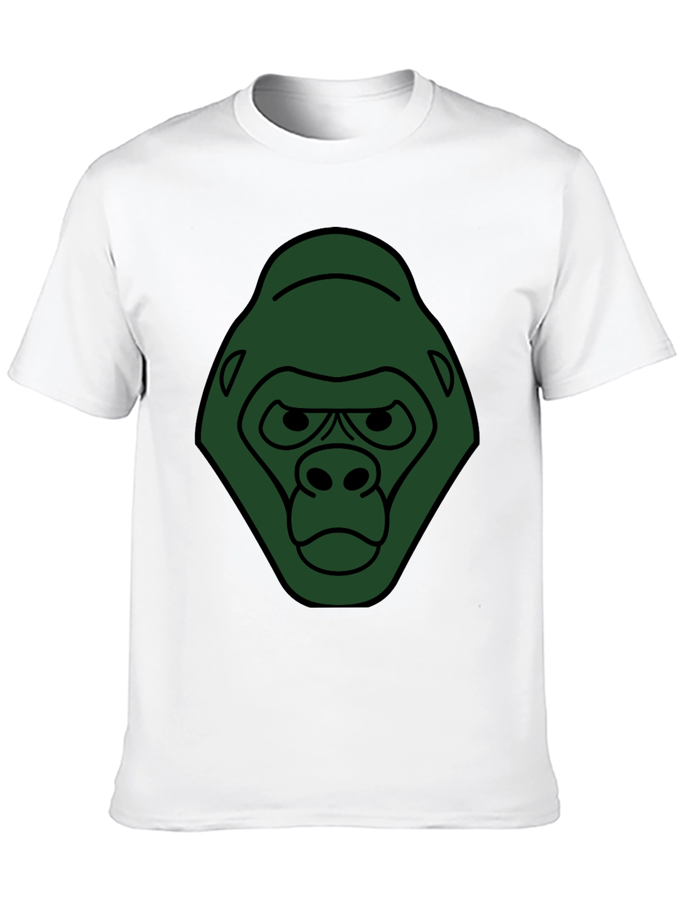 Gorilla Graphic Black T-Shirt - Unique Animal Tee