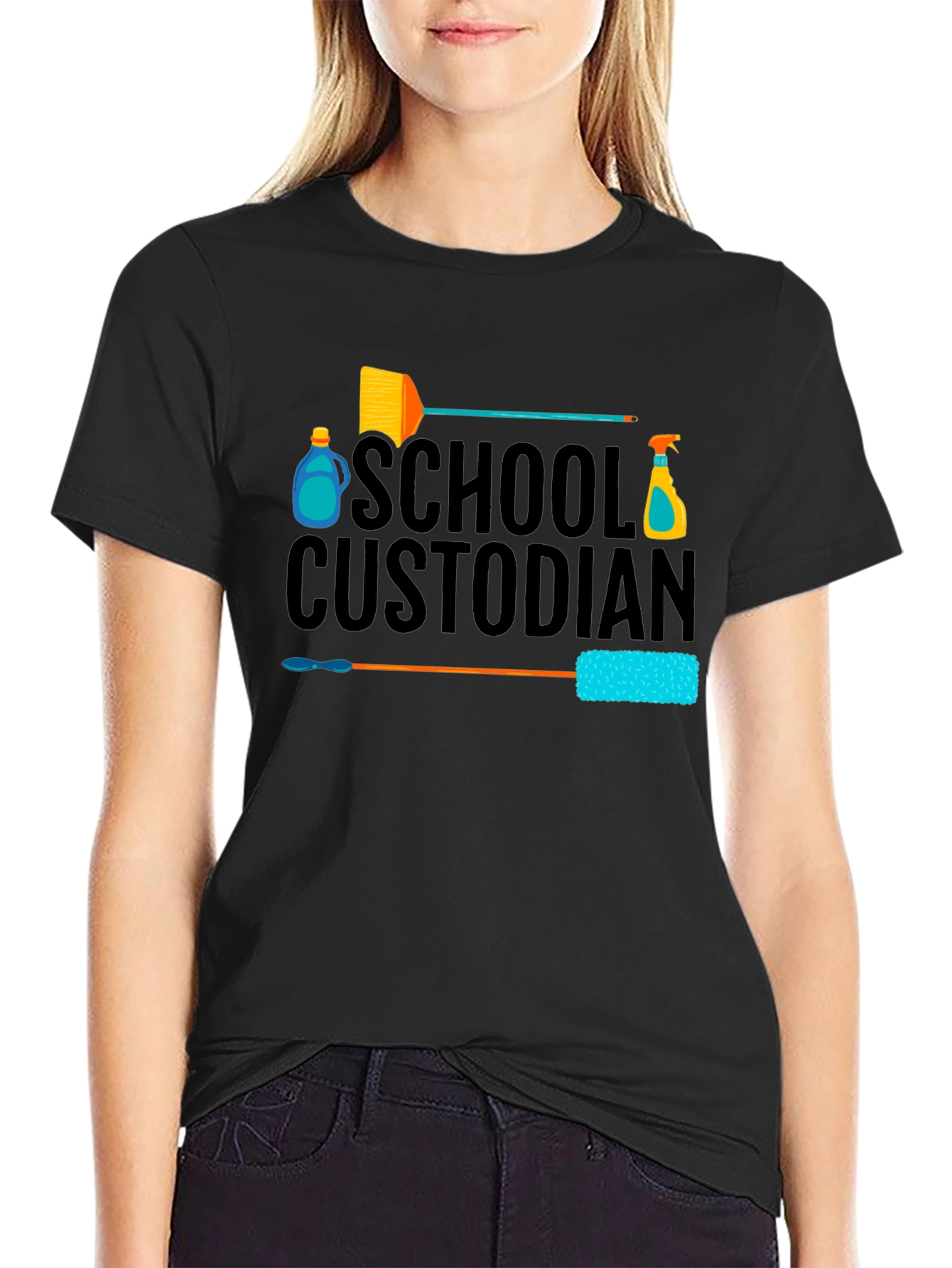 School Custodian Graphic T-Shirt