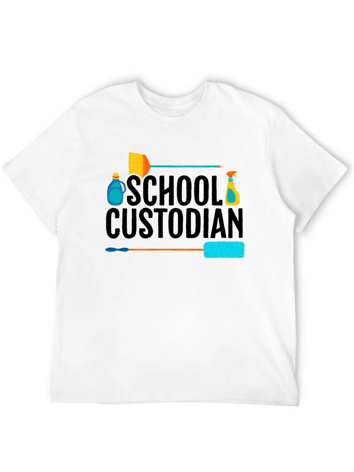 School Custodian Graphic T-Shirt
