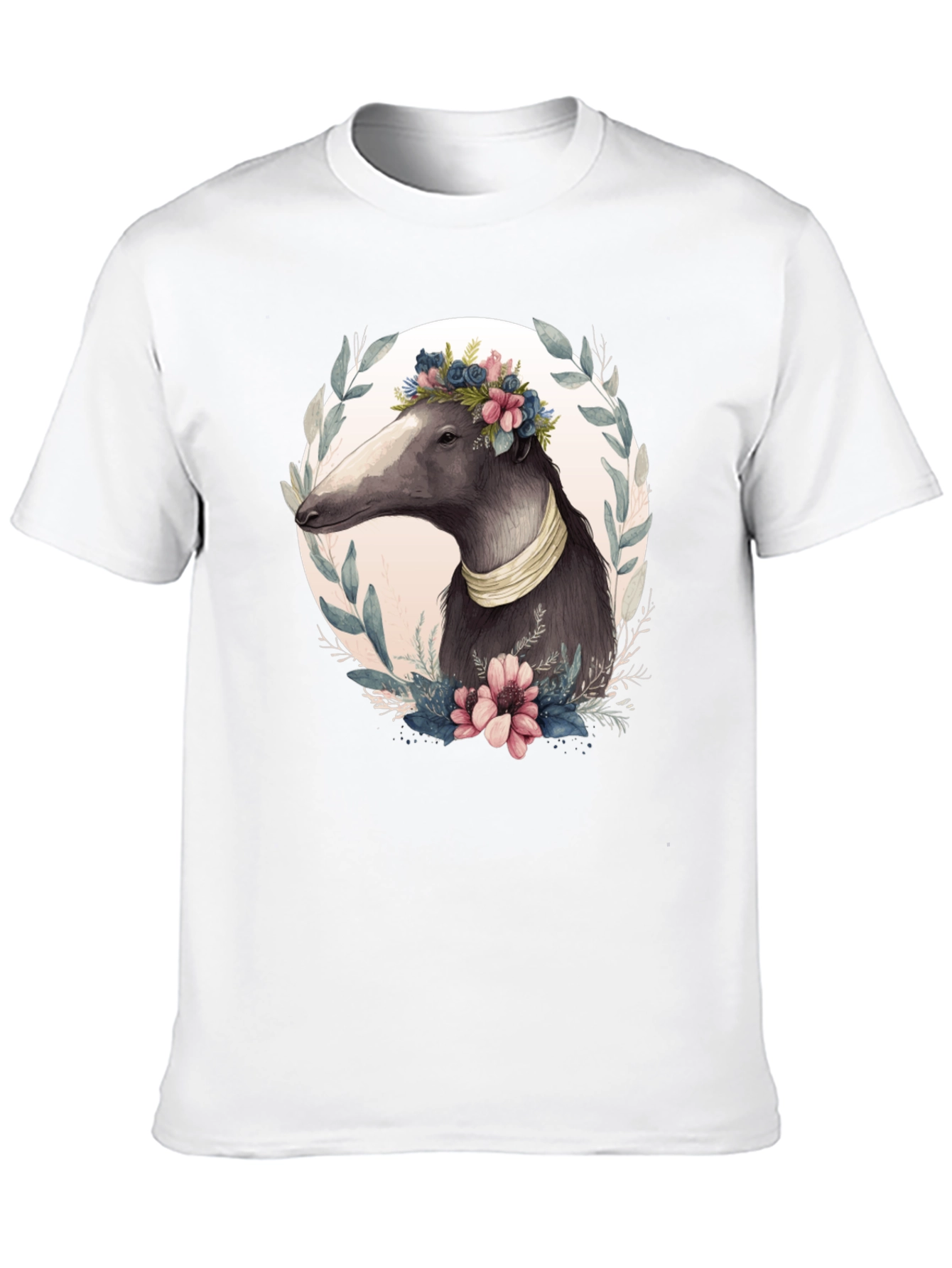 Floral Anteater Graphic Tee