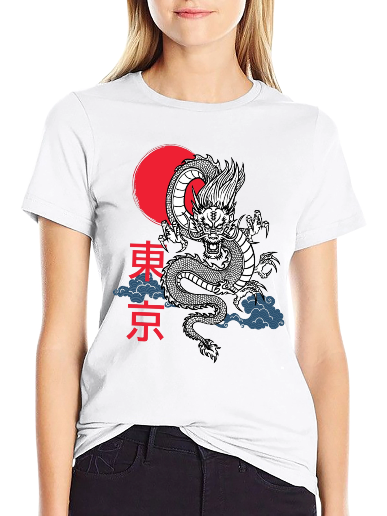 Dragon Tokyo Graphic Tee - Stylish Asian Inspired Design