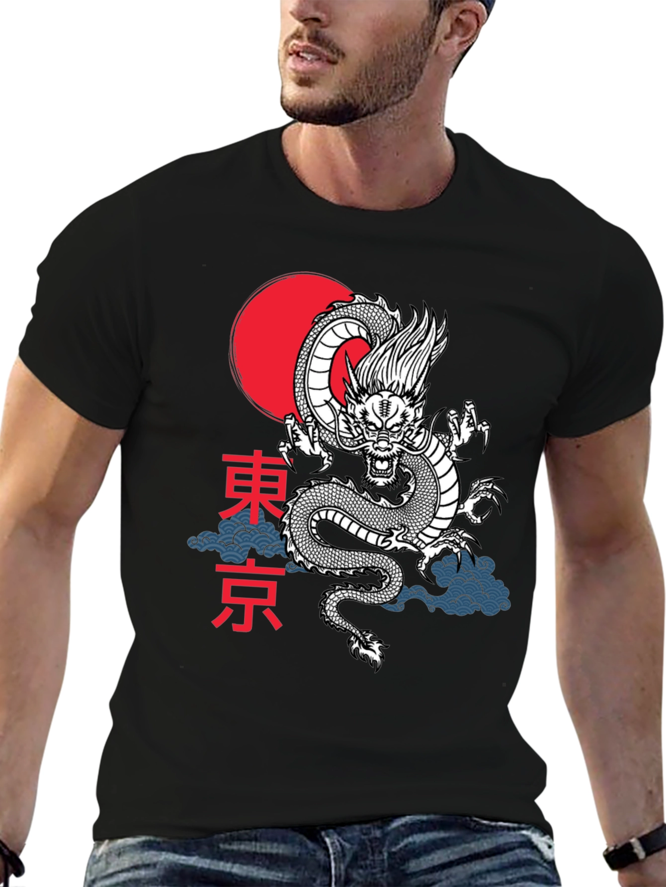 Dragon Tokyo Graphic Tee - Stylish Asian Inspired Design