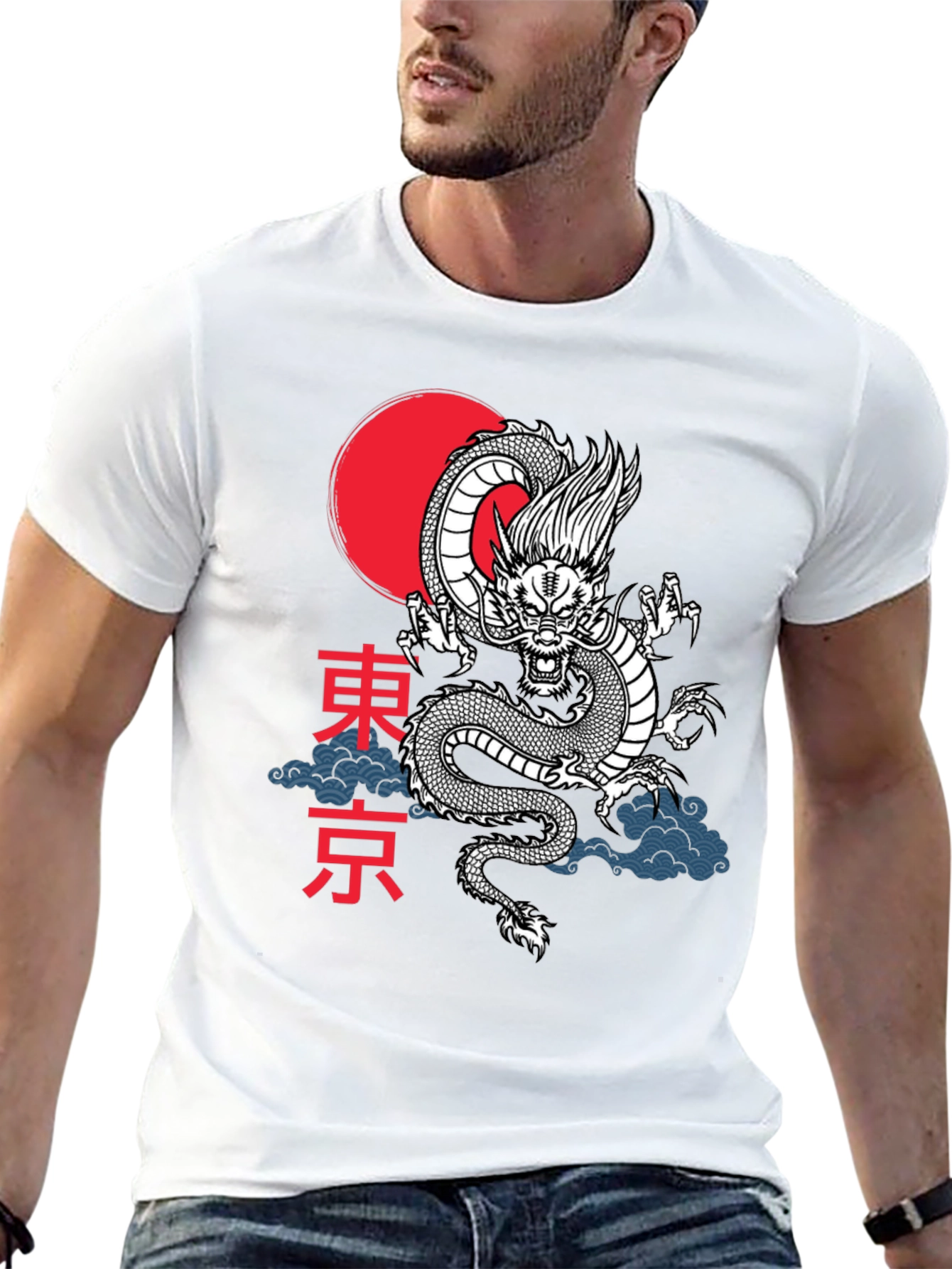 Dragon Tokyo Graphic Tee - Stylish Asian Inspired Design