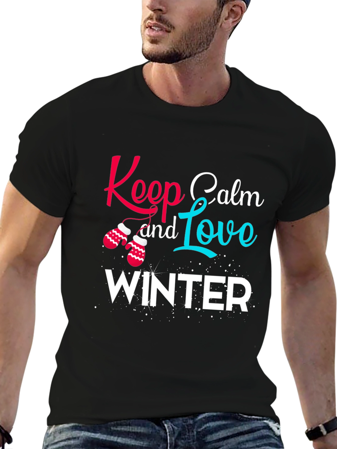 Keep Calm and Love Winter Graphic Tee