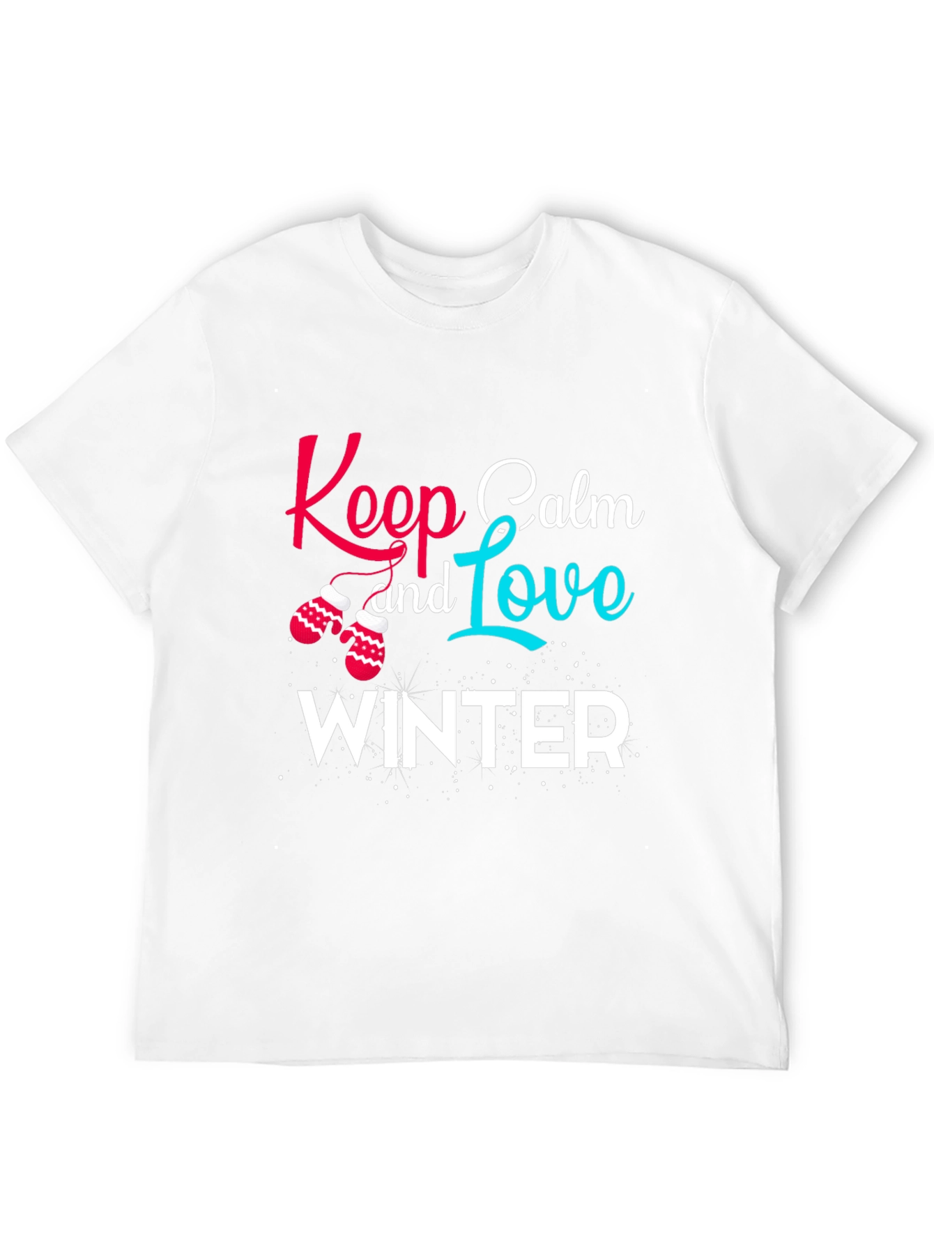Keep Calm and Love Winter Graphic Tee