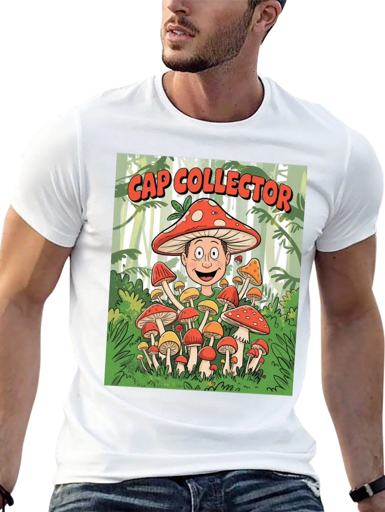 Cap Collector Mushroom T-Shirt