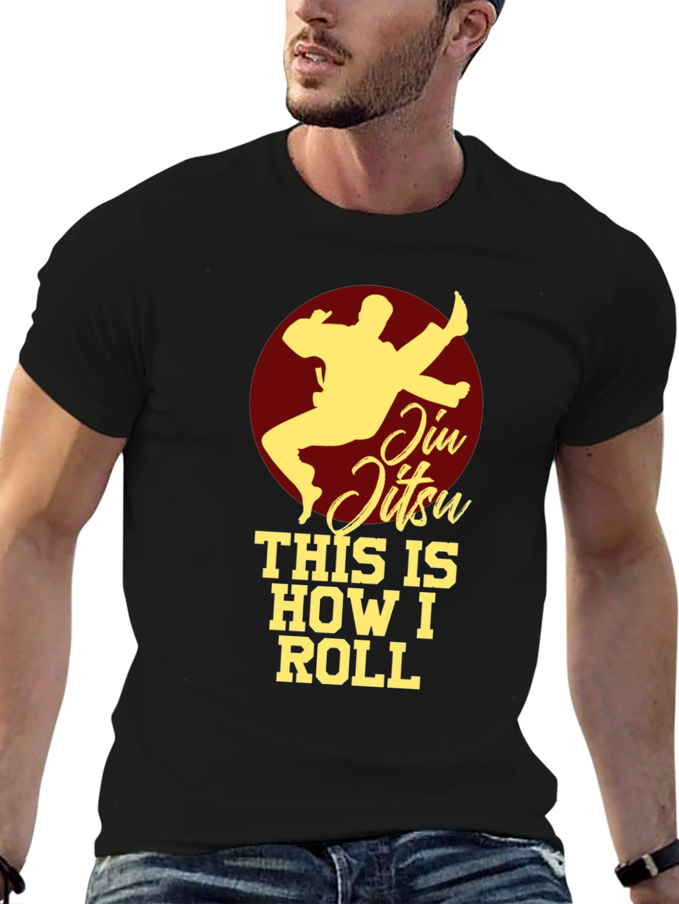Jiu Jitsu This is How I Roll Black T-Shirt