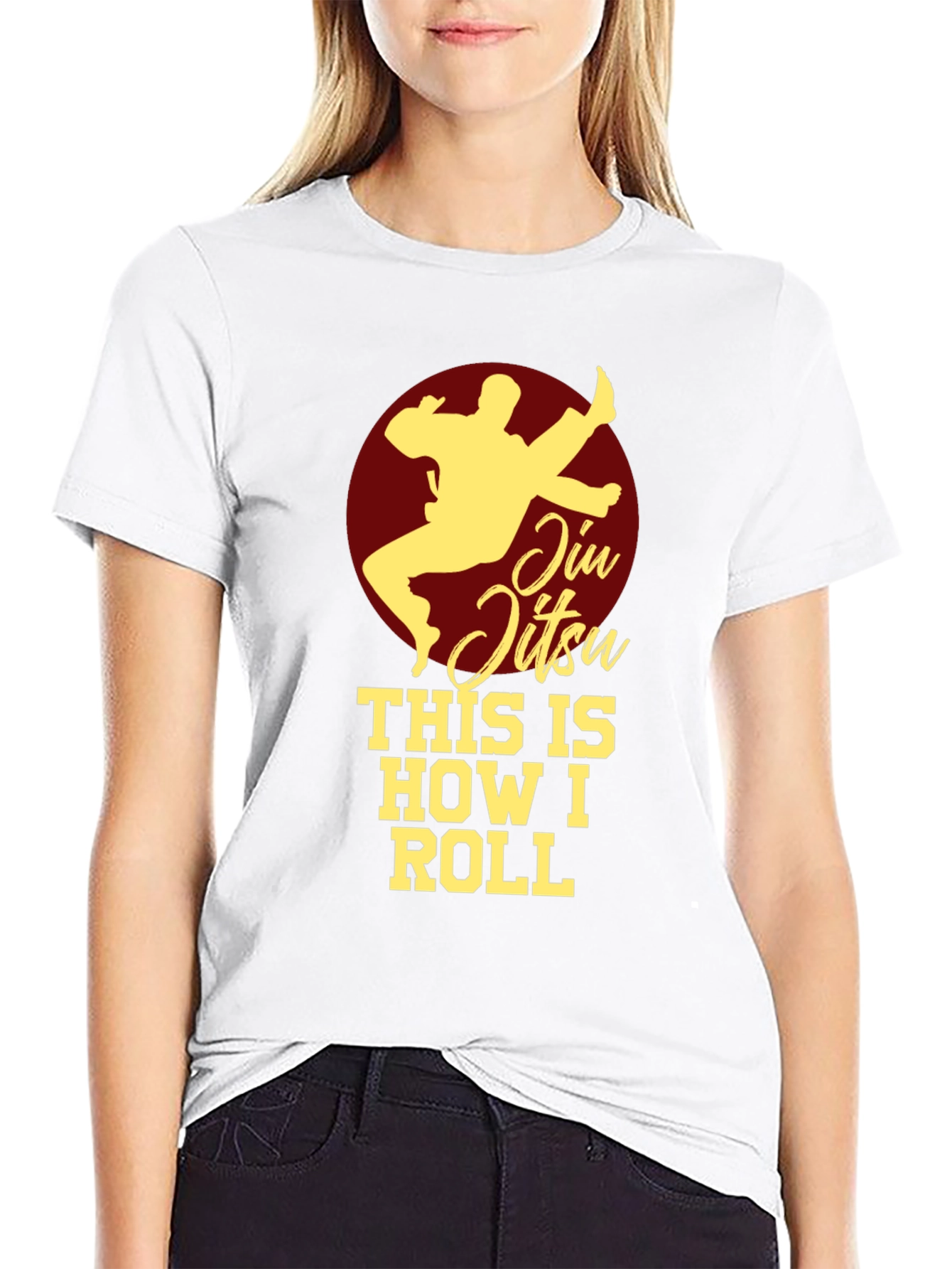 Jiu Jitsu This is How I Roll Black T-Shirt