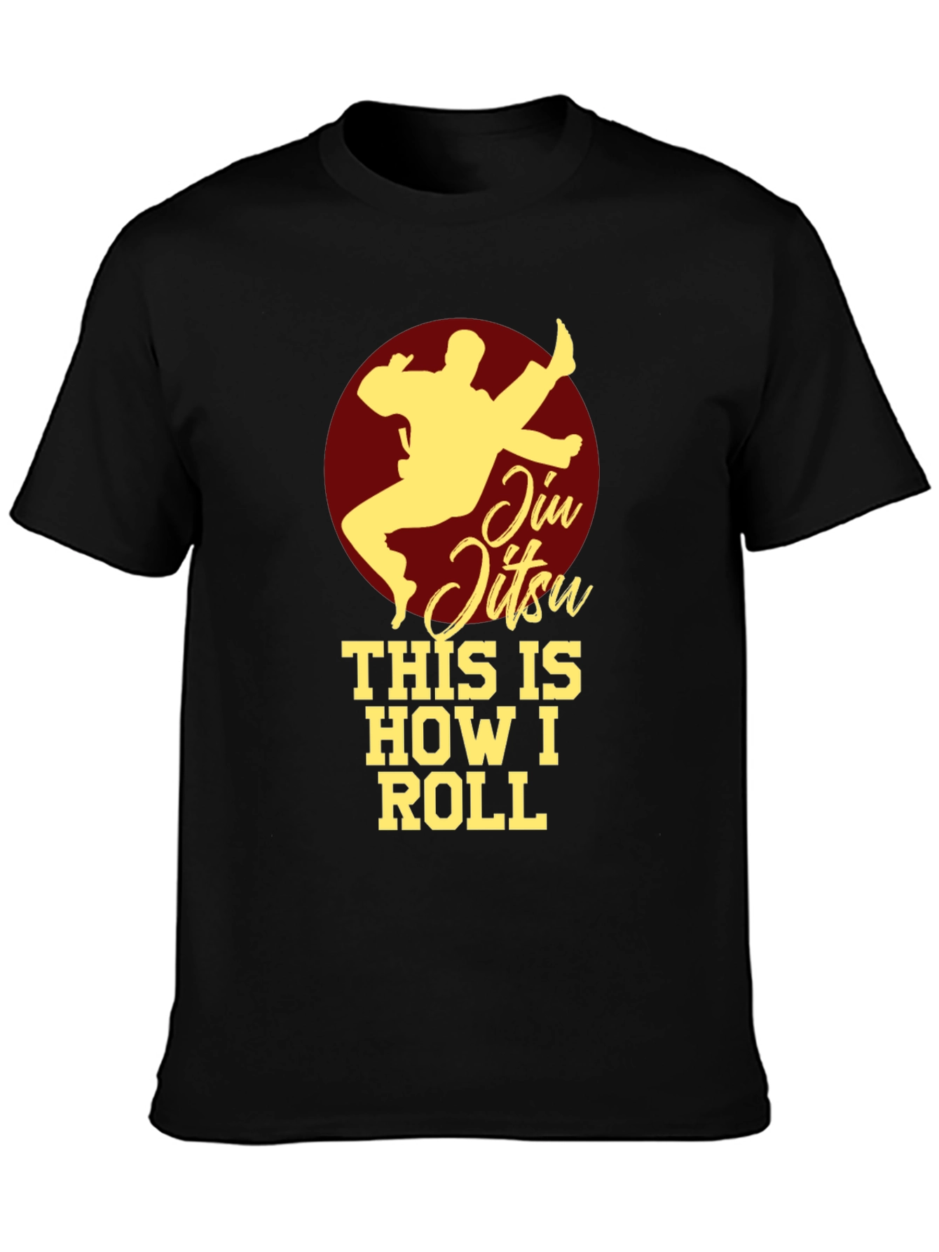 Jiu Jitsu This is How I Roll Black T-Shirt