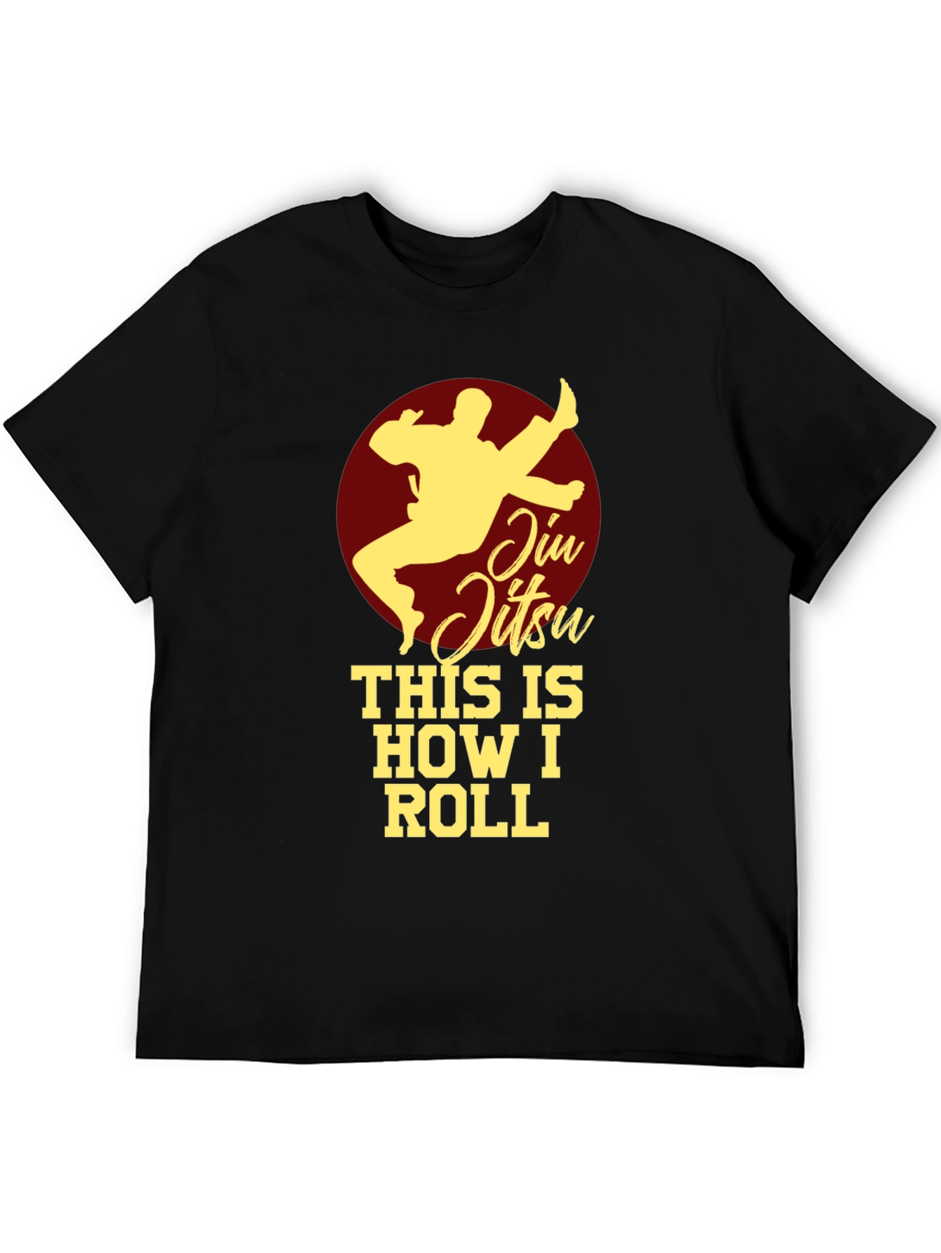 Jiu Jitsu This is How I Roll Black T-Shirt