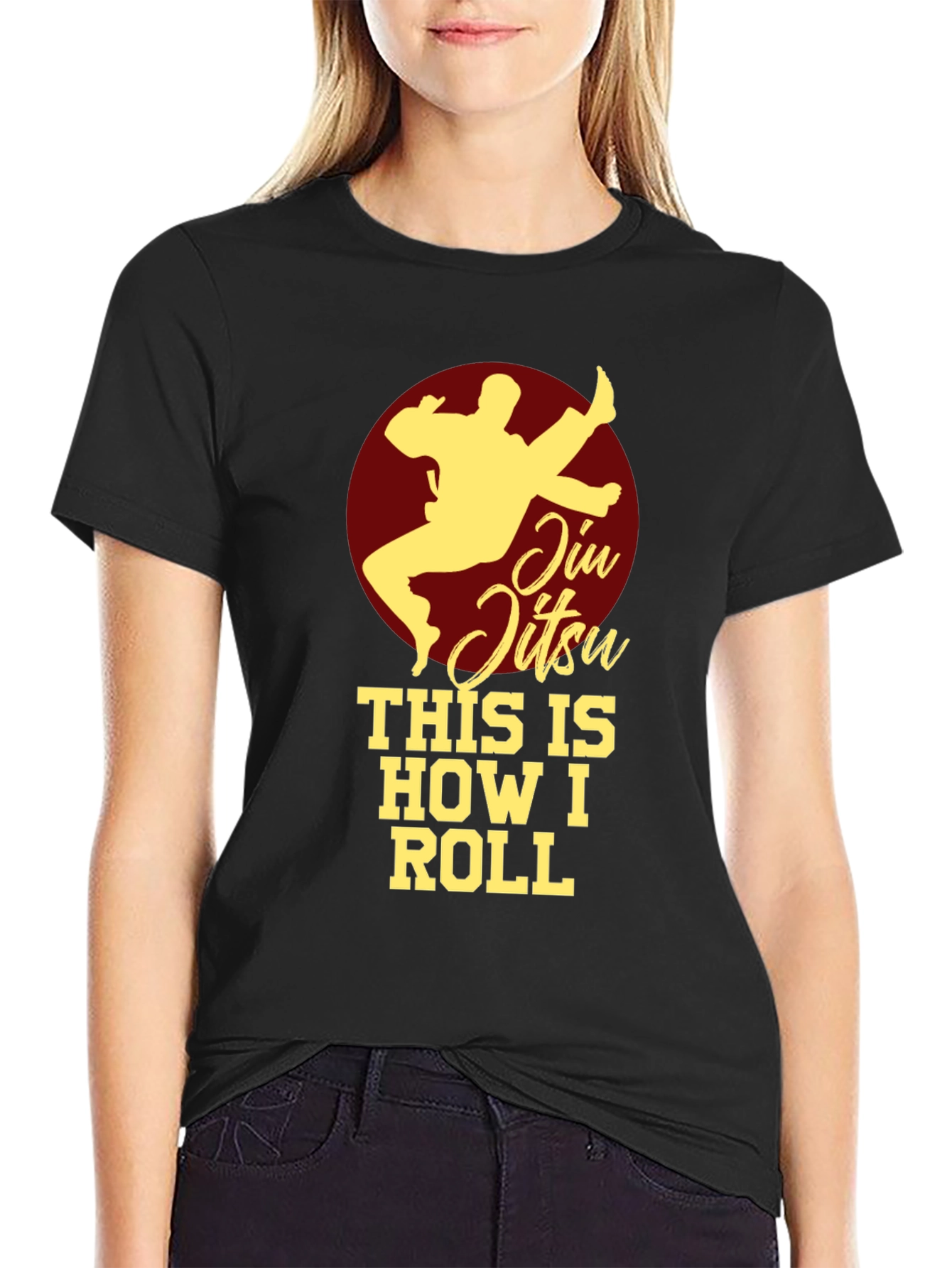 Jiu Jitsu This is How I Roll Black T-Shirt