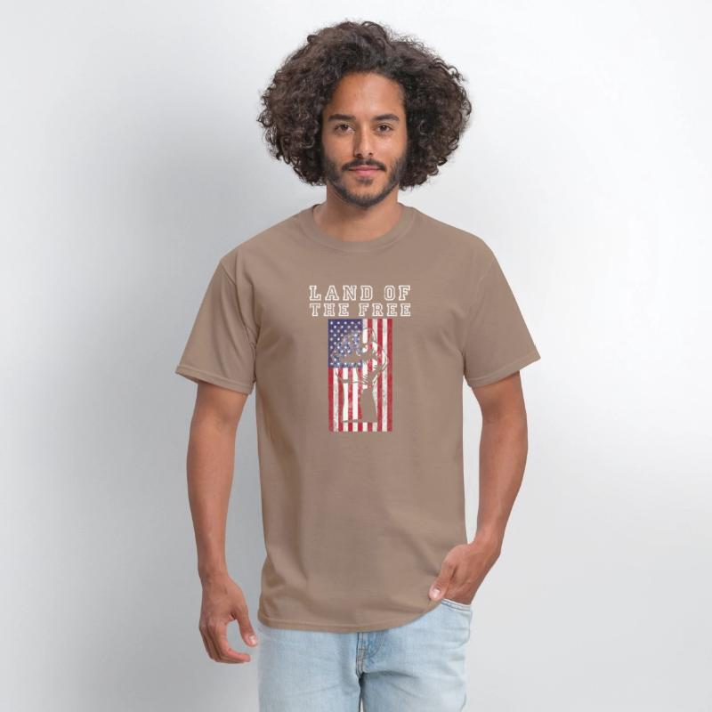 4th of July Patriotic American Flag Fist Land Of
