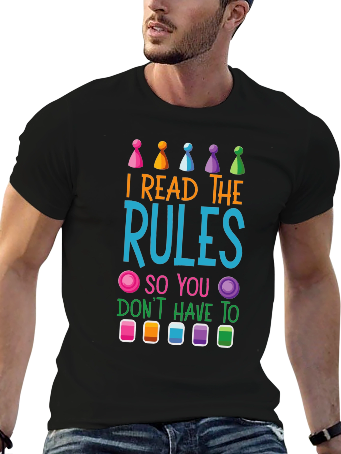 I Read The Rules Board Game T-Shirt