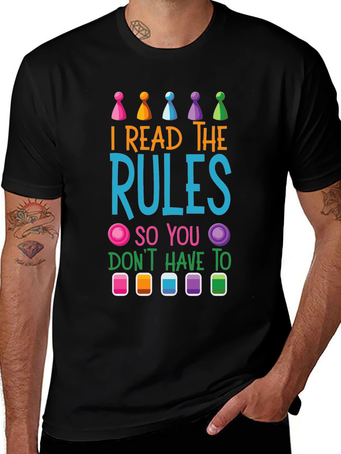 I Read The Rules Board Game T-Shirt