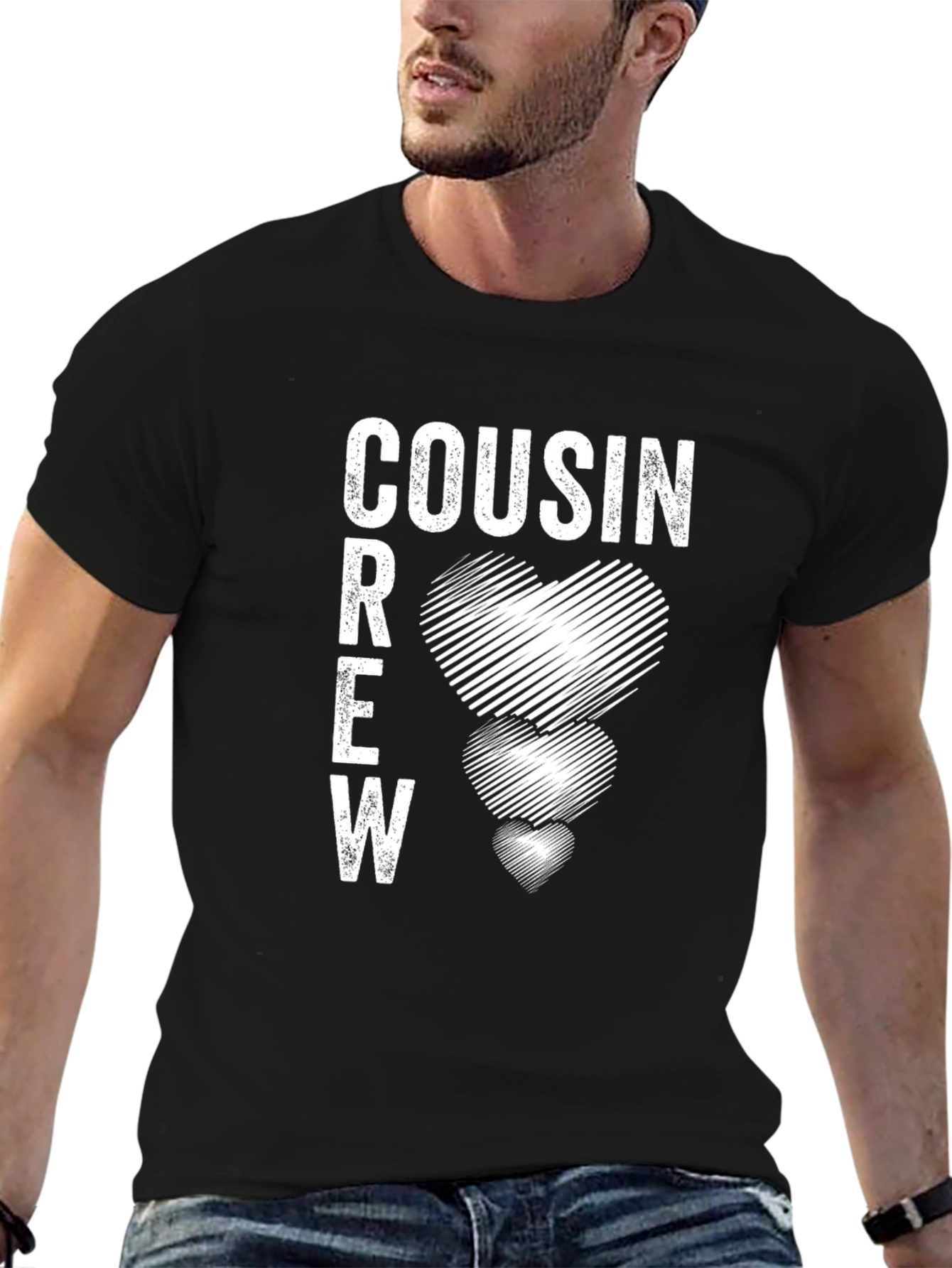 Cousin Crew Heart Graphic T-Shirt