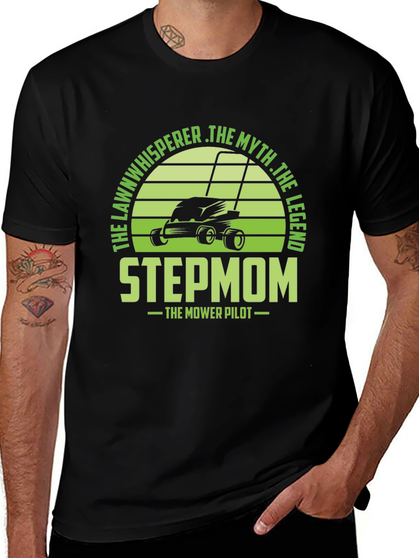 Stepmom Lawn Mower Pilot T-Shirt - The Legend