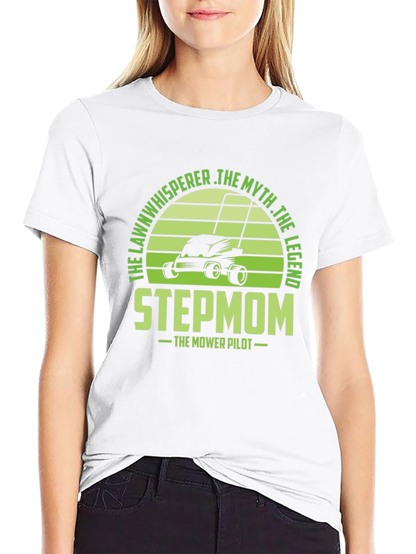 Stepmom Lawn Mower Pilot T-Shirt - The Legend