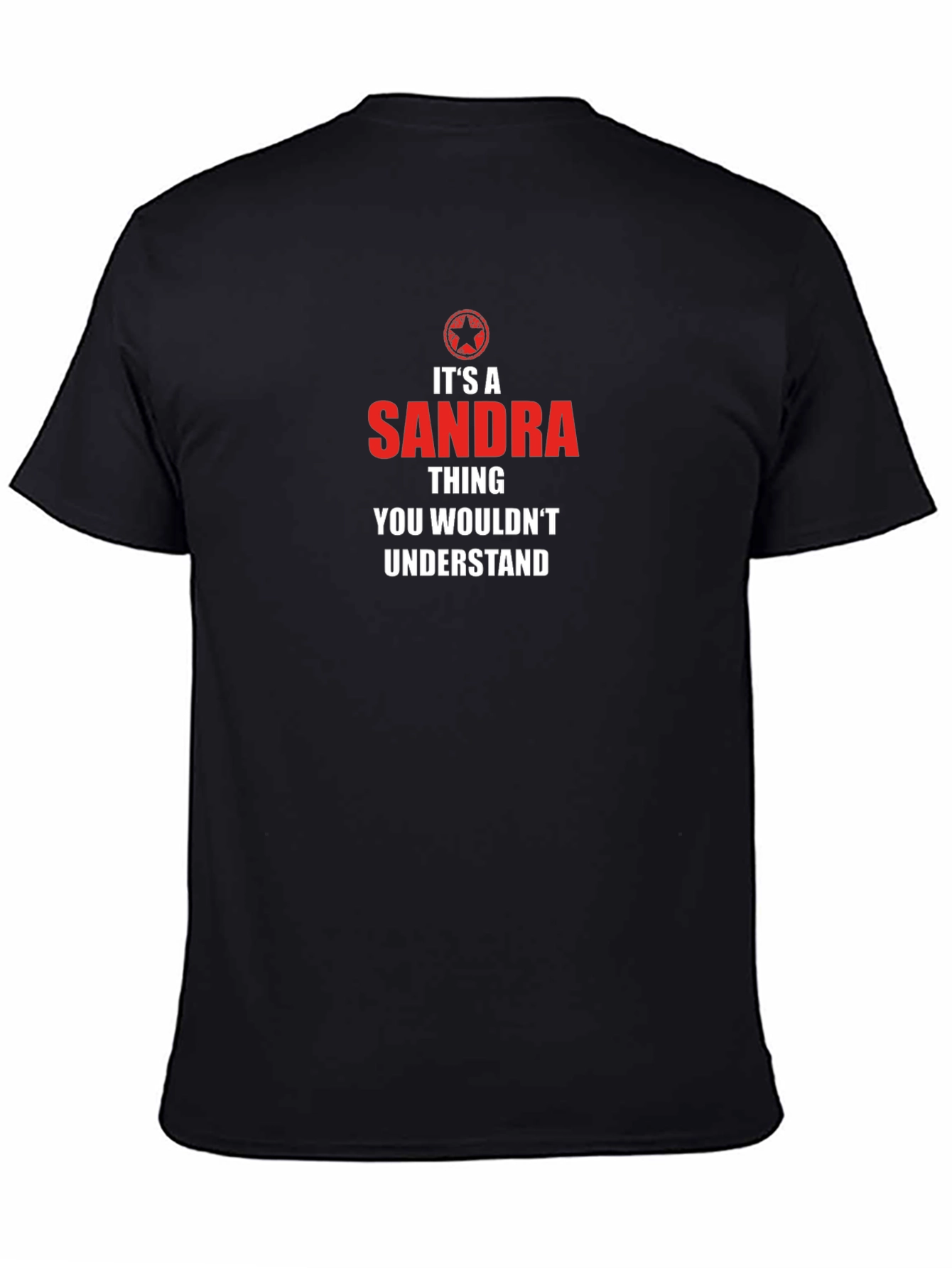 Its A Sandra Thing T-Shirt - Black