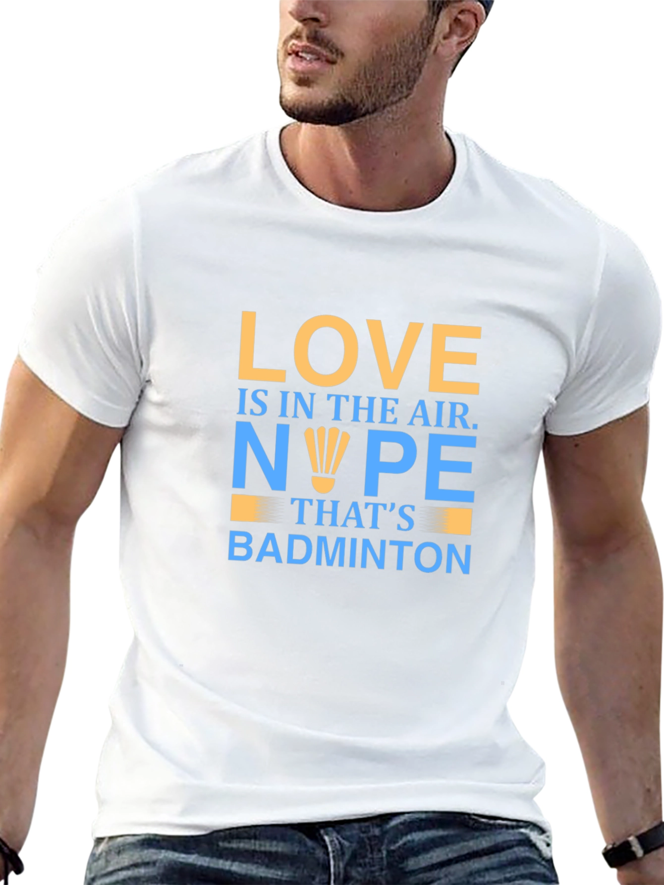 Love is in the Air Badminton T-Shirt