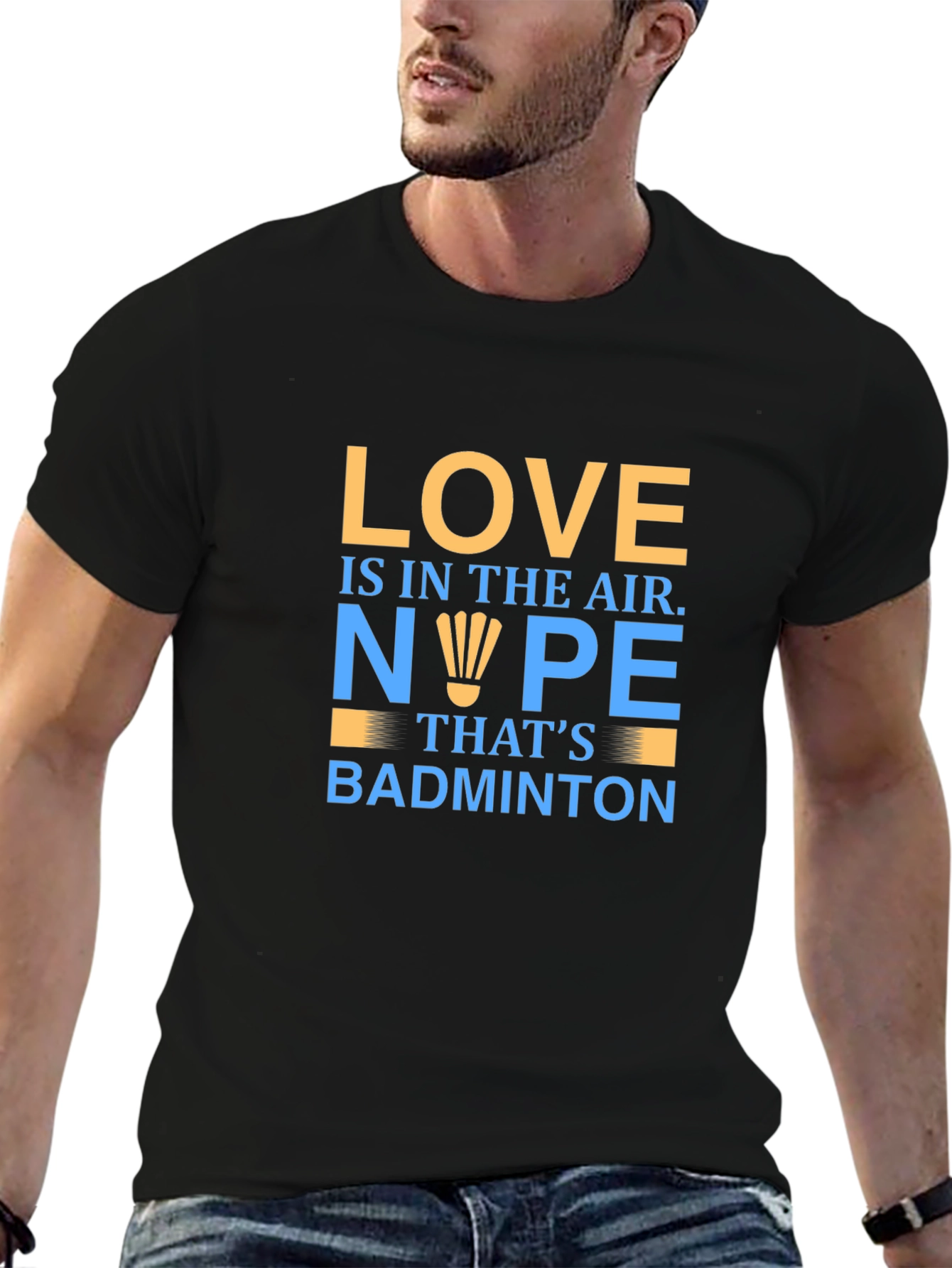 Love is in the Air Badminton T-Shirt